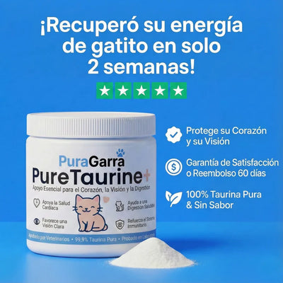PureTaurine+ - Suplemento Nº 1 Recomendado Por Veterinarios